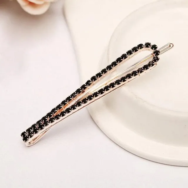 VenusFox Leaf Feather Metal Geometry Hair Clip Hairpin
