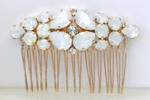 WHITE OPAL HAIR Comb